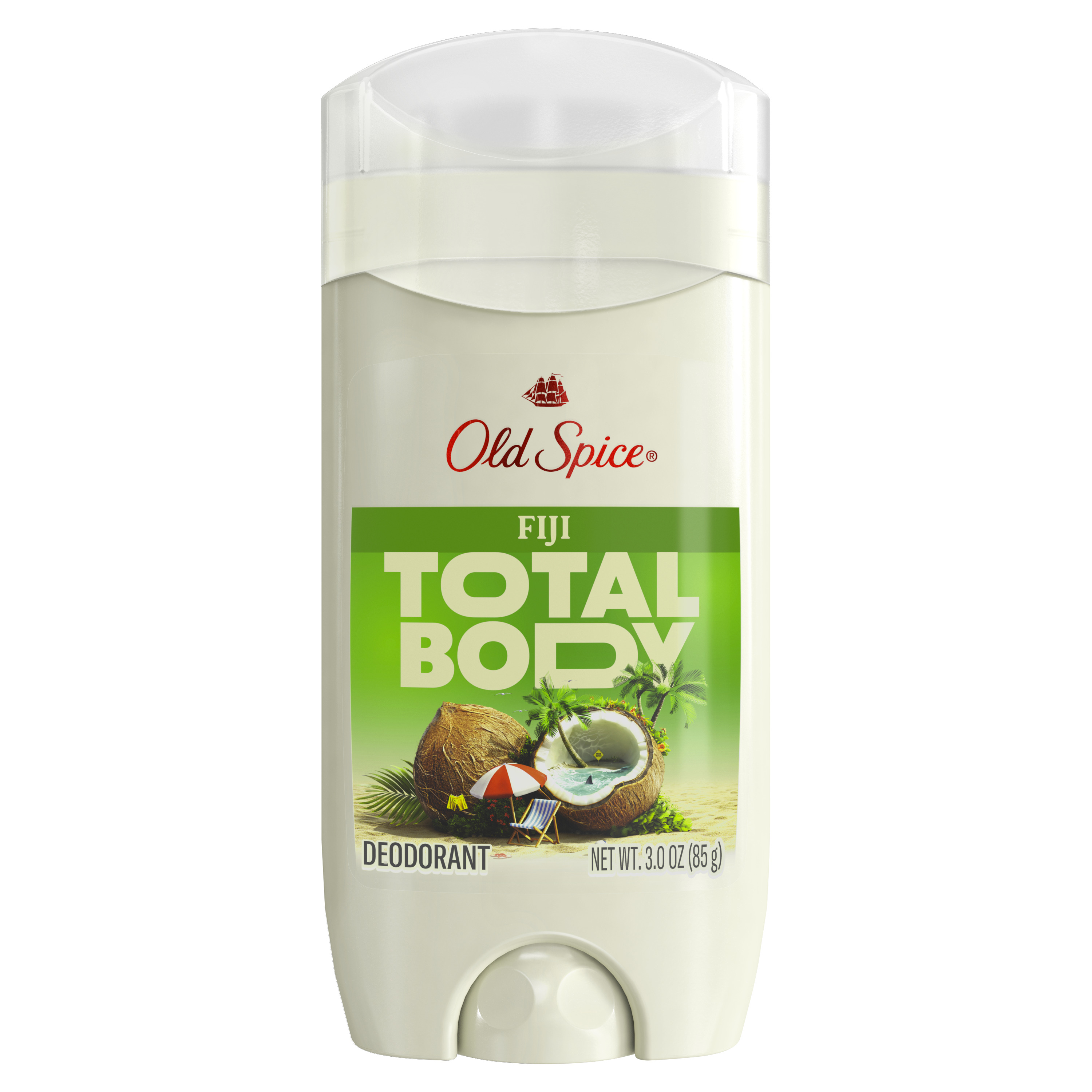 Old Spice Whole Body Deodorant Aluminum Free Stick Fiji 3oz