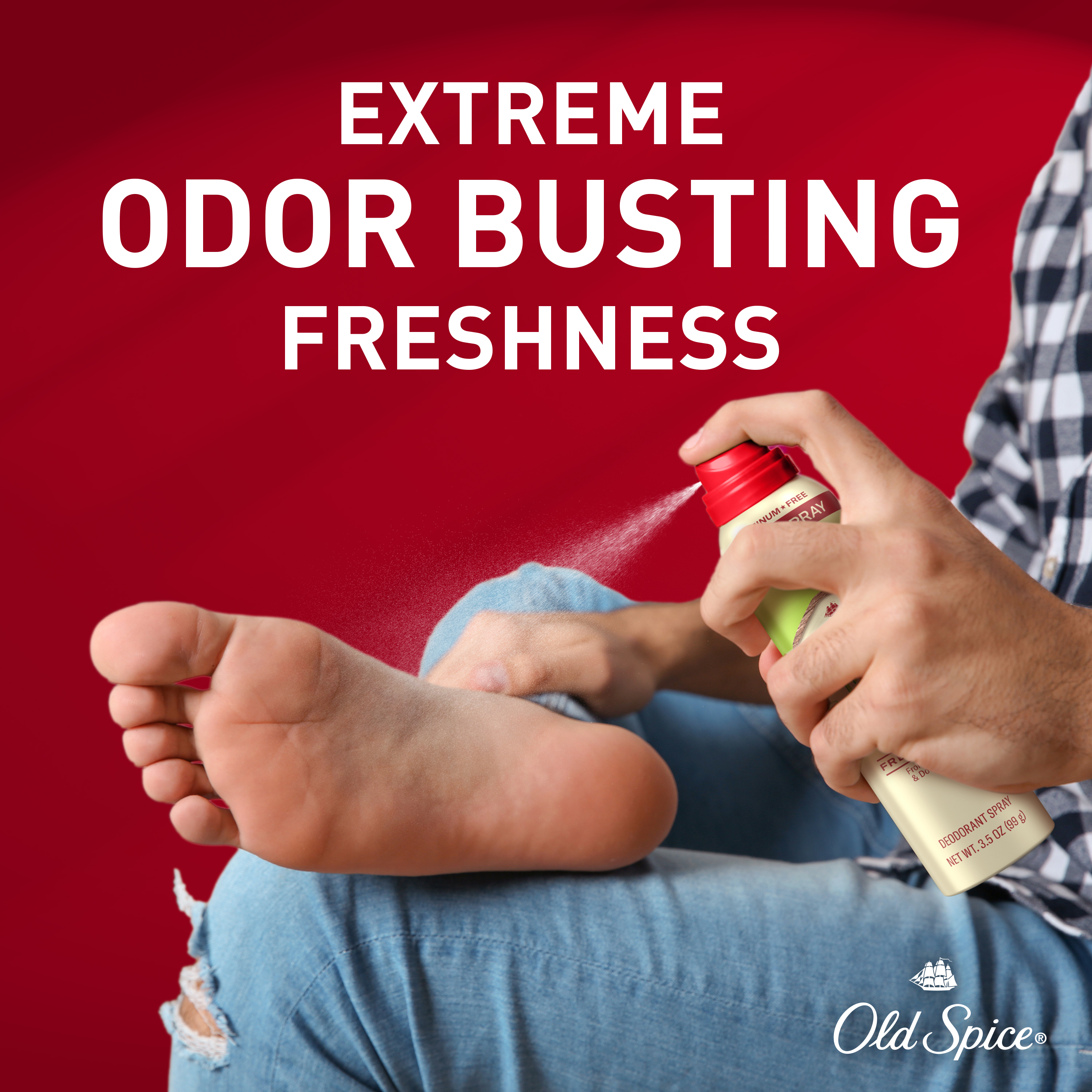 Extreme Odor Busting Freshness. Old Spice Total Body Deodorant Men, Cucumber + Avocado, Aluminum Free Deodorant Spray for 24/7 Freshness // Dermatologist Tested Whole Body Deodorant, 3.5 oz
