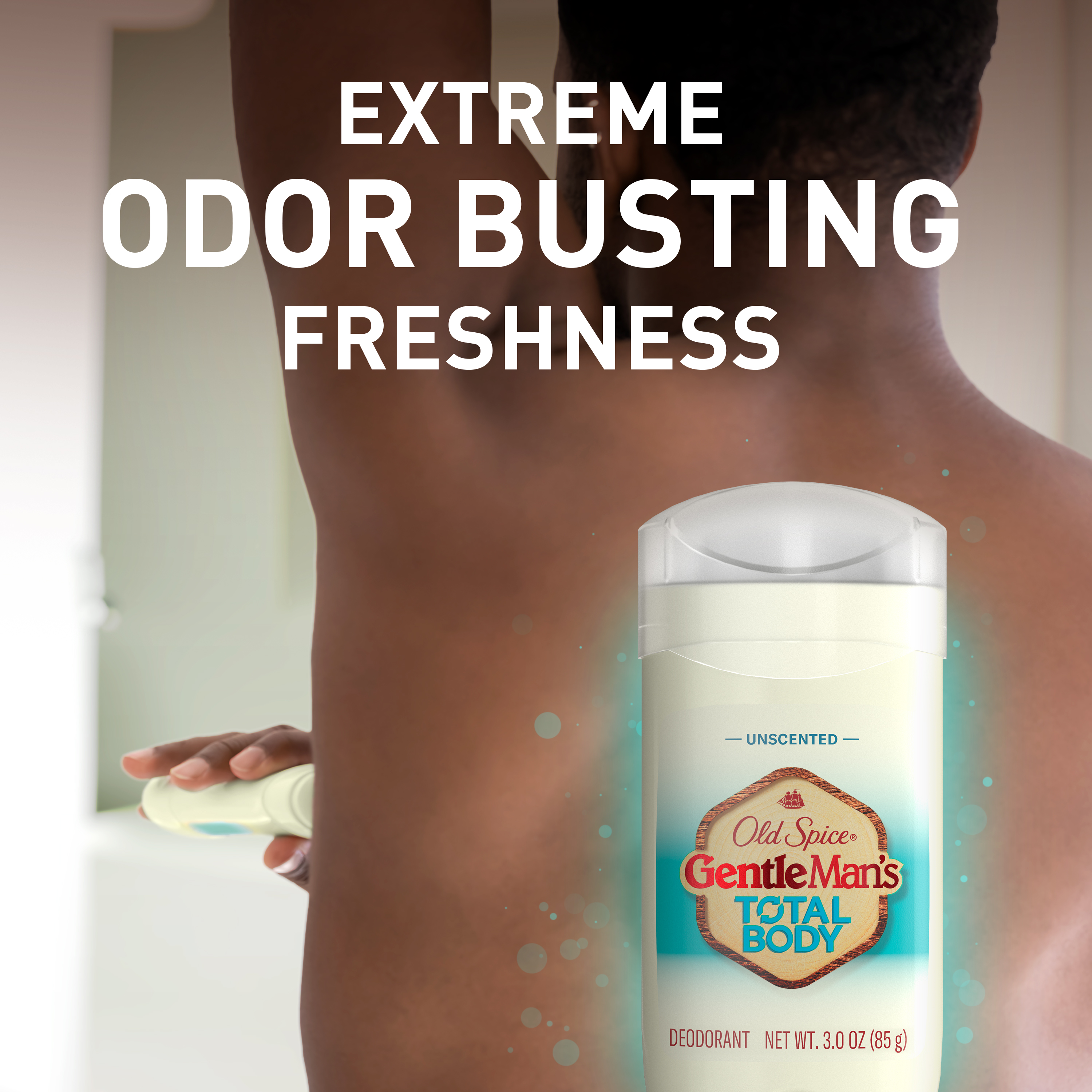 Old Spice GentleMan’s Blend Total Deodorant, Unscented