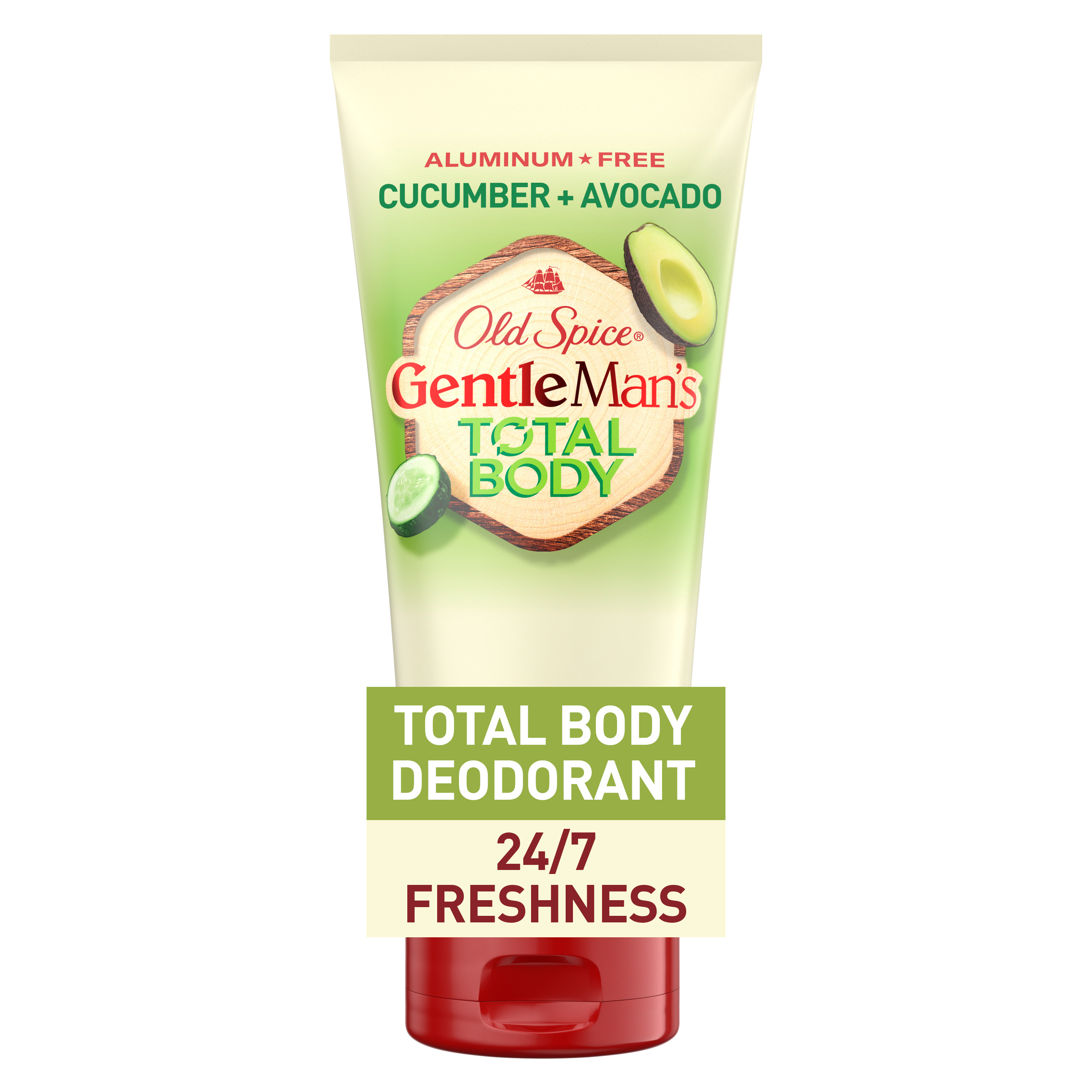 Old Spice GentleMan’s Blend Total Deodorant, Cucumber + Avocado 