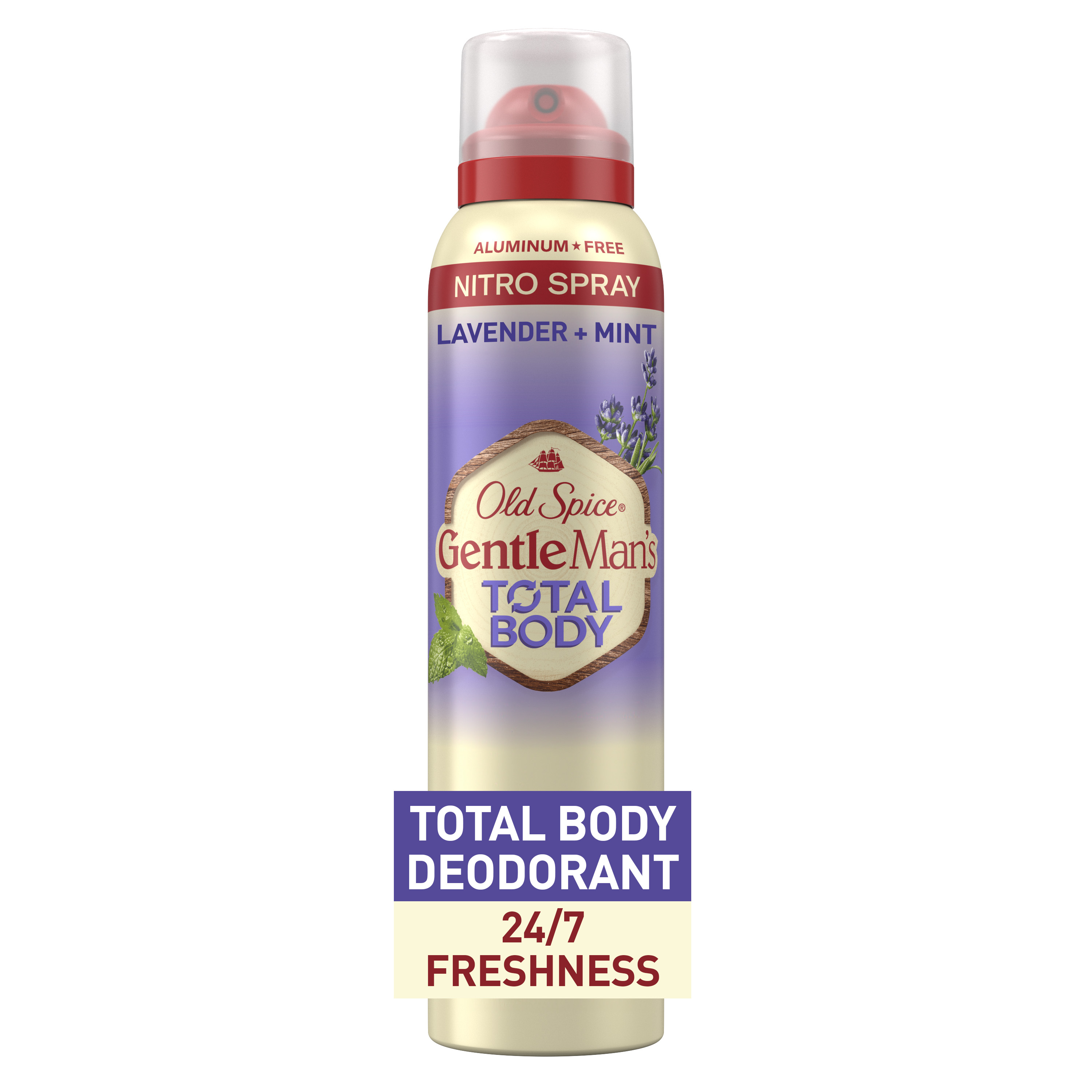 Old Spice GentleMan’s Blend Total Deodorant, Lavender + Mint