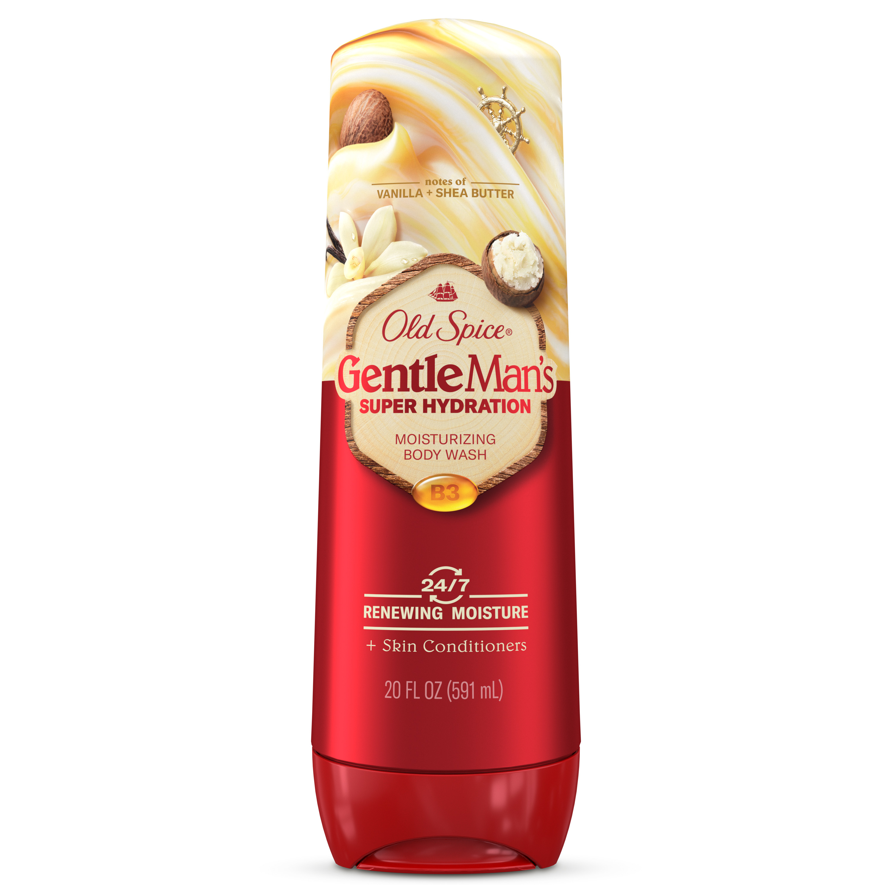 Old Spice Super Hydration Body Wash GentleMan’s Blend Vanilla + Shea