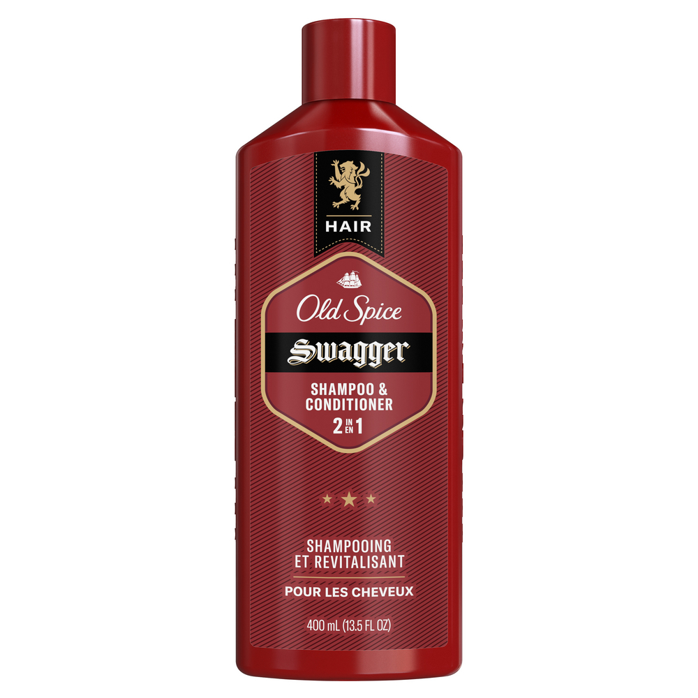 Trade in your same old hair routine and trade up to the power of Old Spice Swagger 2in1.