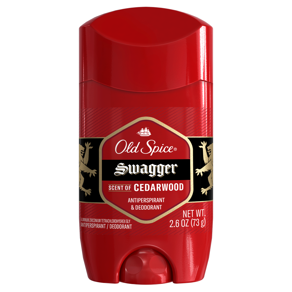 Old Spice Red Collection Swagger Scent Invisible Solid Antiperspirant and Deodorant for Men, 2.6oz