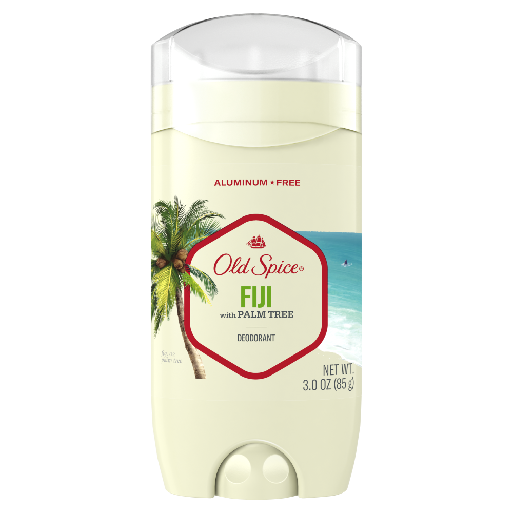 Old Spice Men's Deodorant Aluminum-Free Fiji with Palm Tree, 3oz