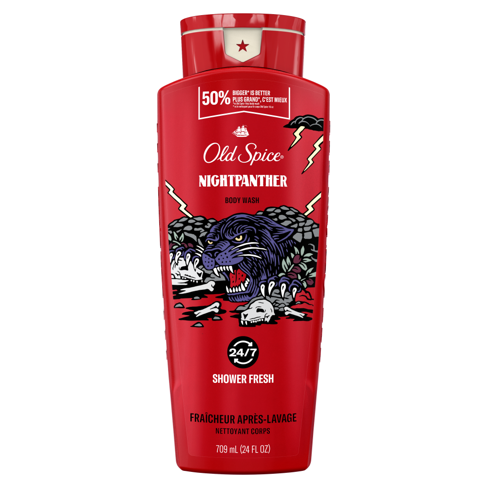 NightPanther Body Wash, 24 oz