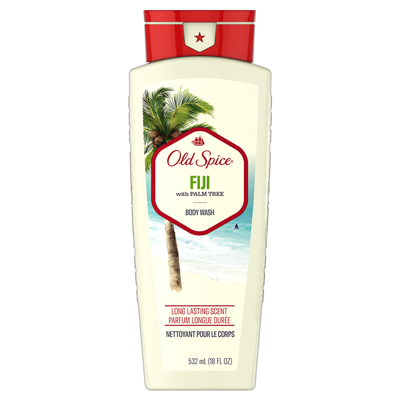 Old Spice Men's Body Wash Fiji with Palm Tree, 18 oz