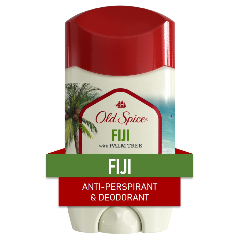 Old Spice Men's Antiperspirant & Deodorant Fiji with Palm Tree, 2.6oz