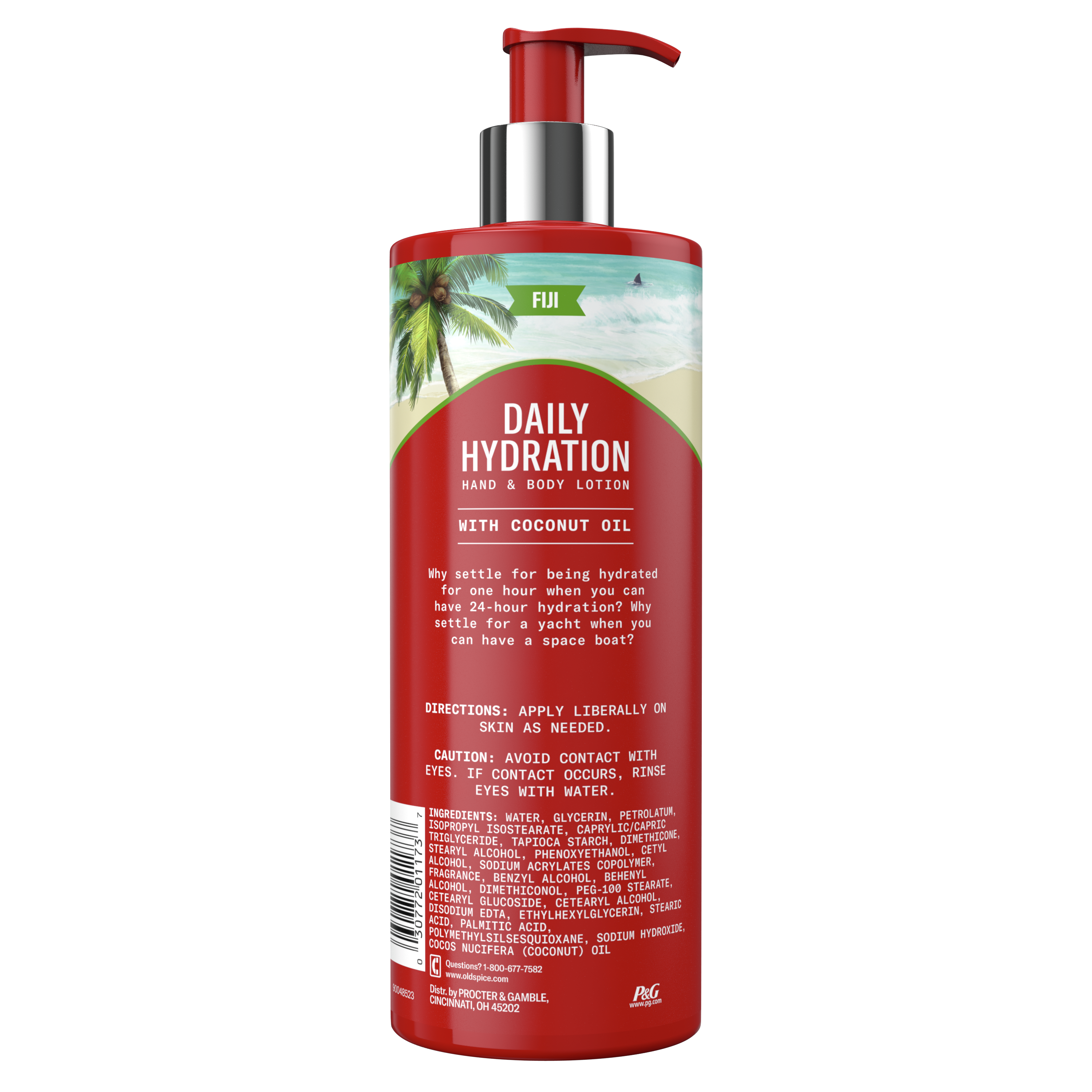 Hand & Body Lotion, Fiji with Coconut Oil