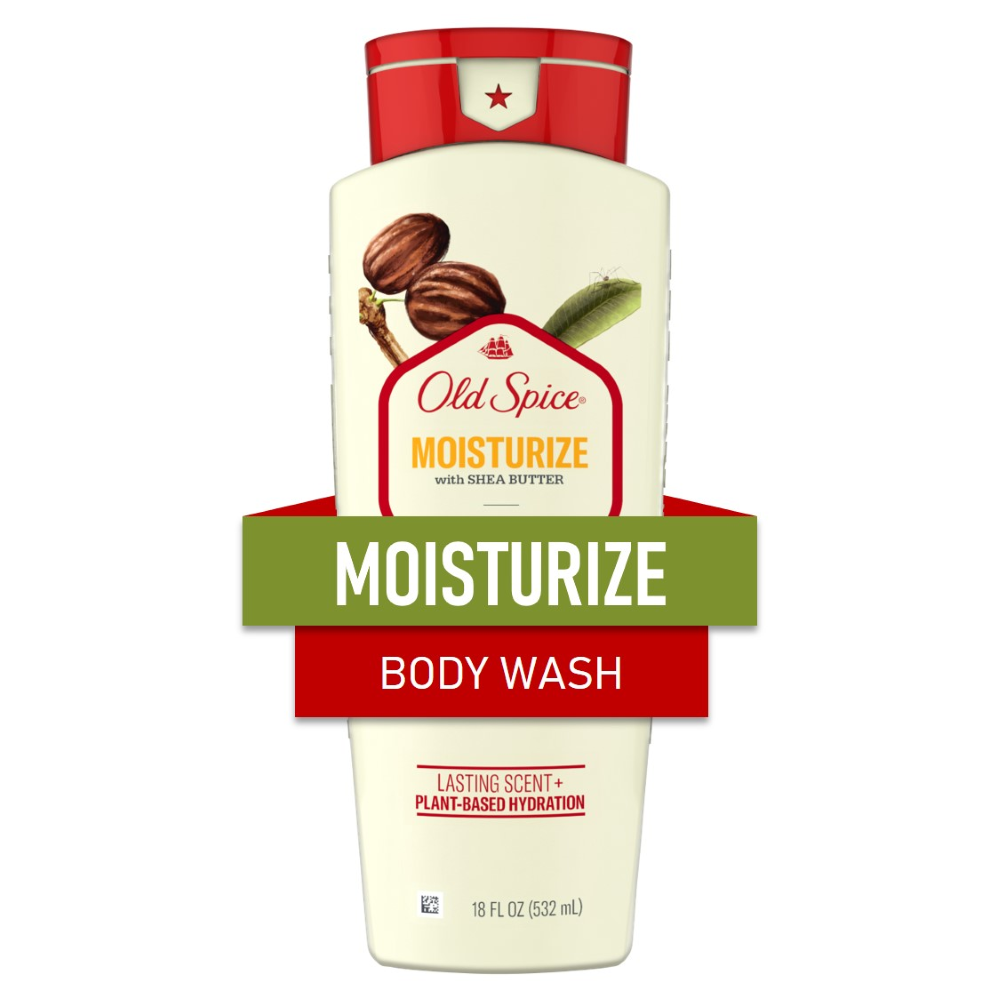 Moisturize with Shea Butter Body Wash, 18 oz